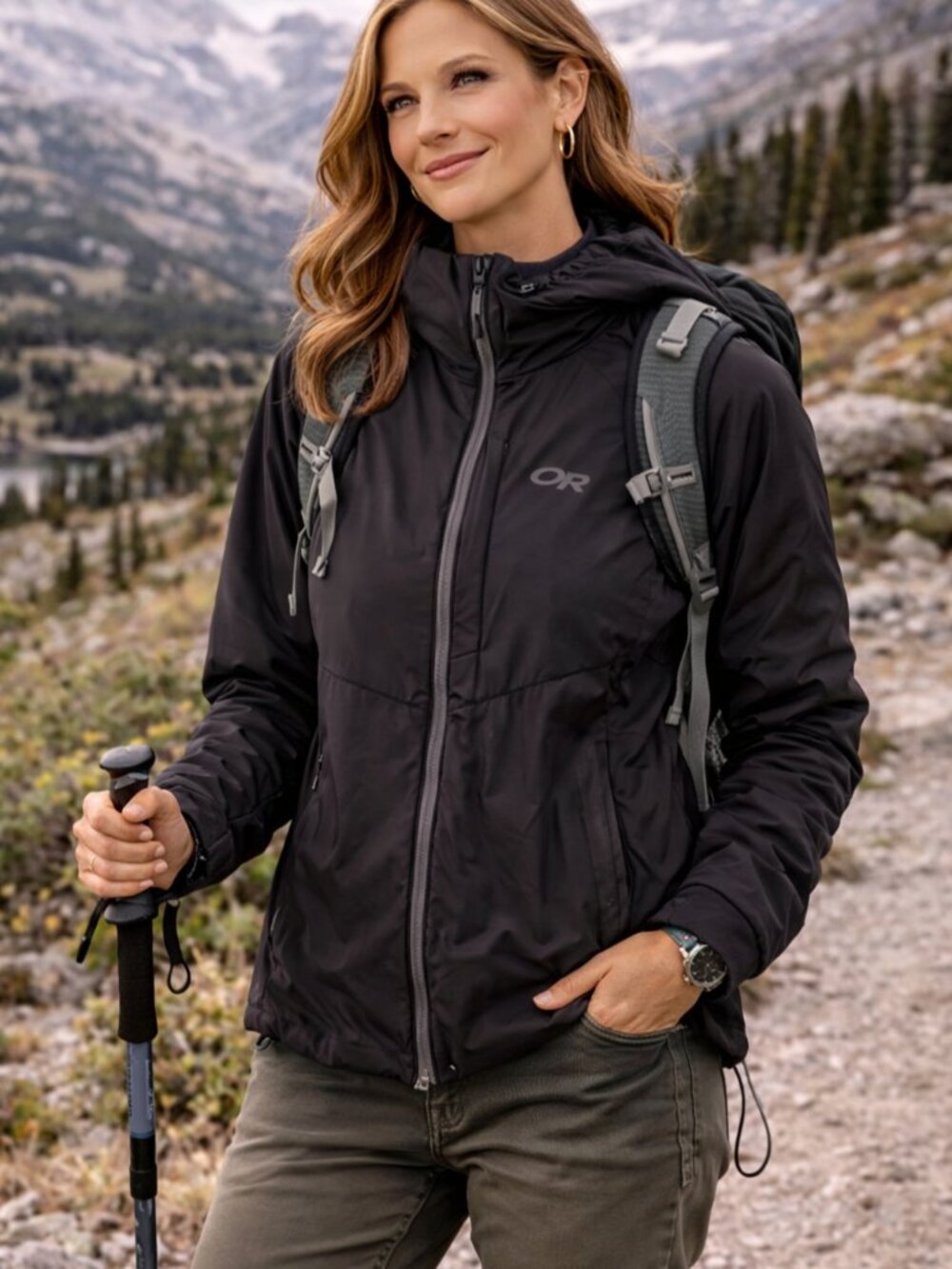 Outdoor Research Women's Refuge Hooded Jacket Sz M
